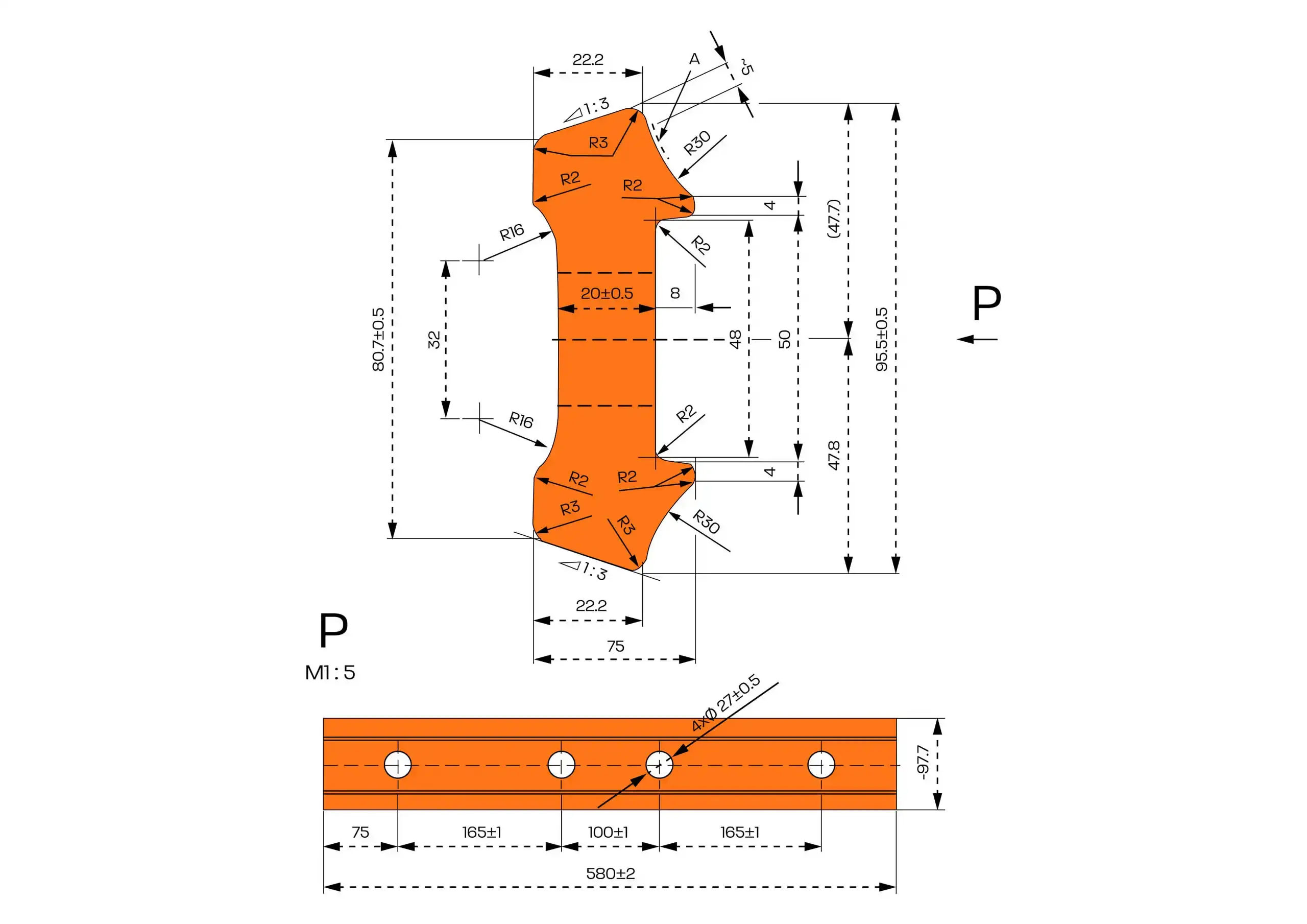 Csatlakozó idom Ł49-4