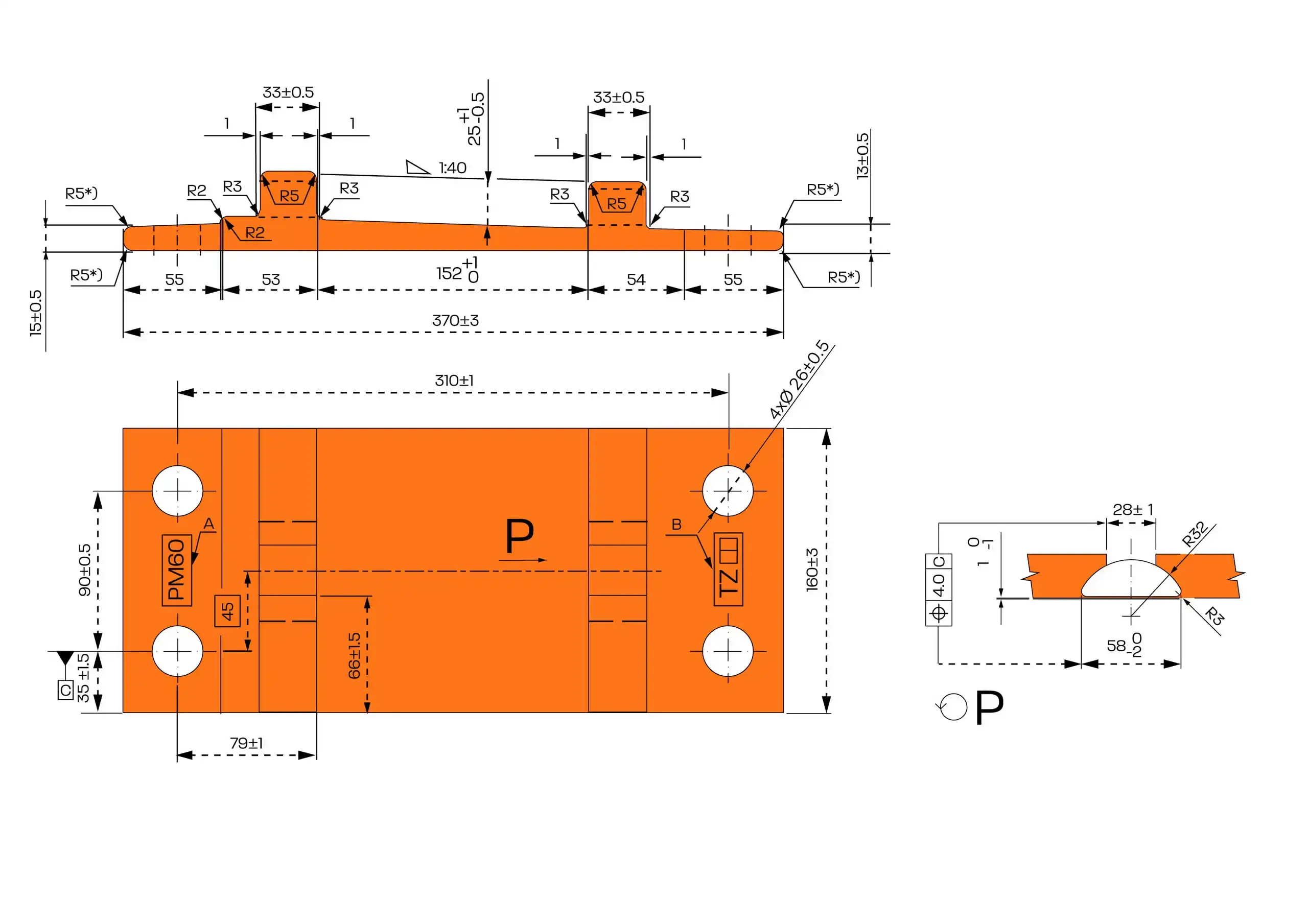 Alátét PM 60 (60-4/160)