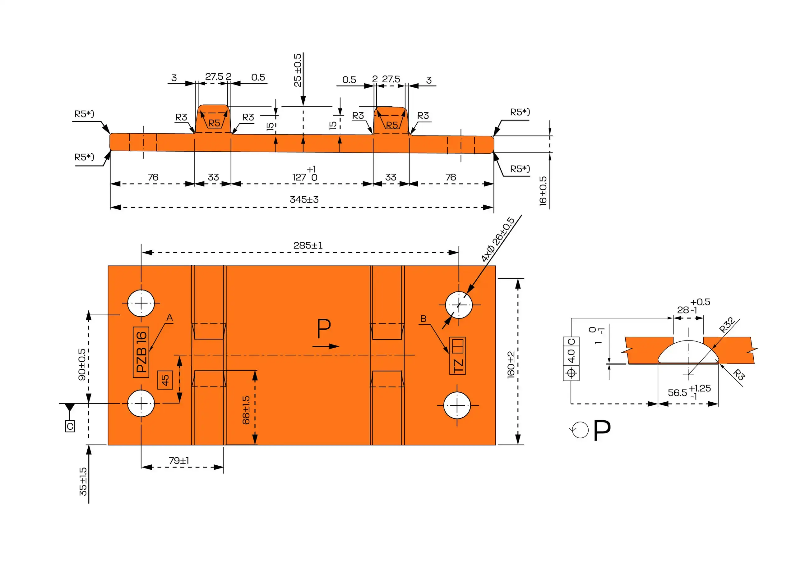 Podkładka Pżb16 (49-0-16)