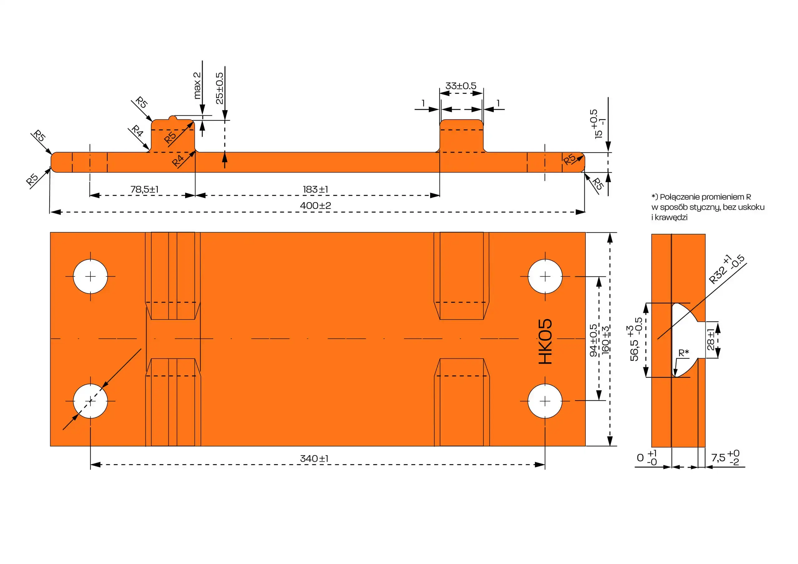 Podložka PT180-160/4/26