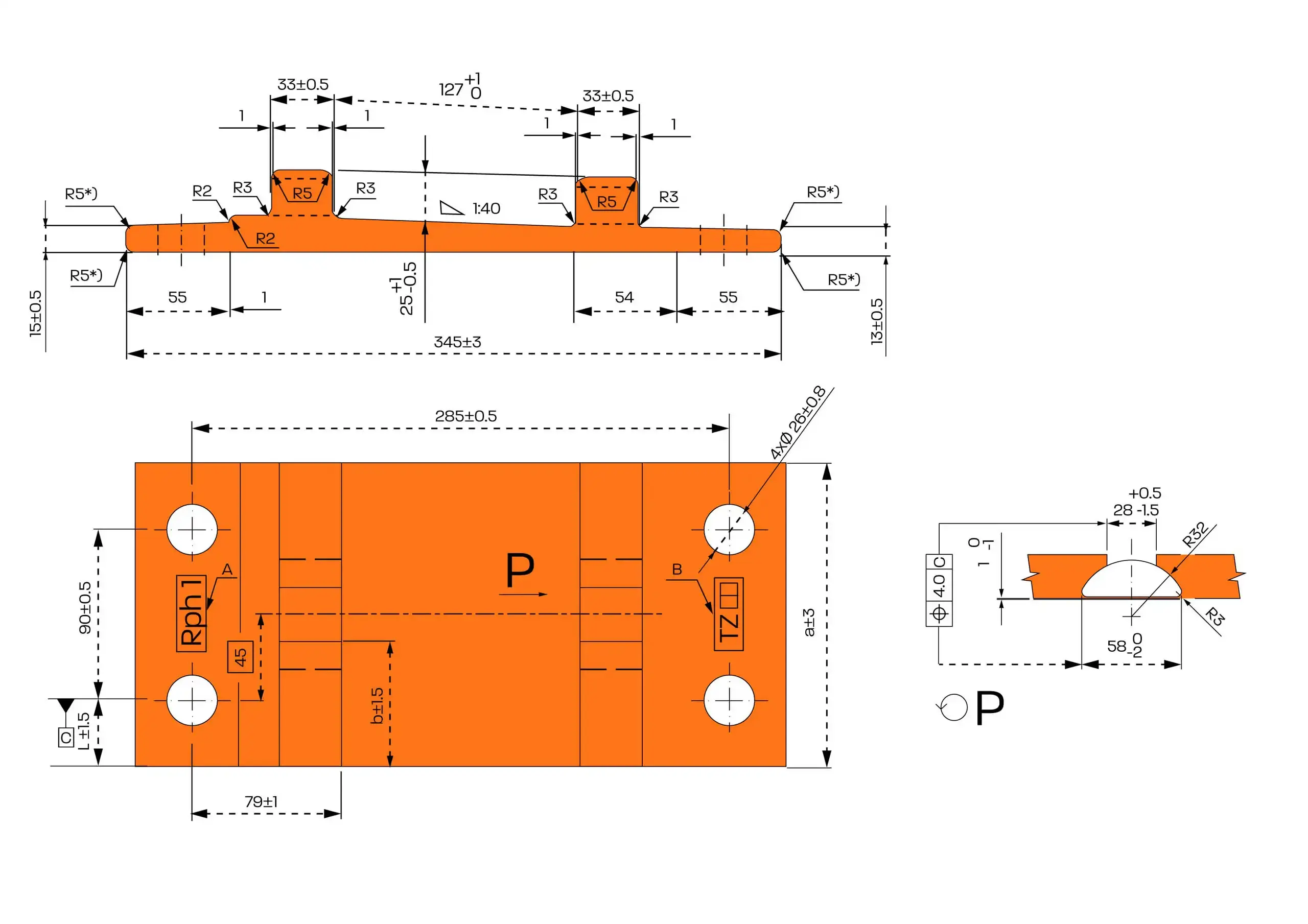 Podkładka Rph1/160 (49-4/160) 1:40